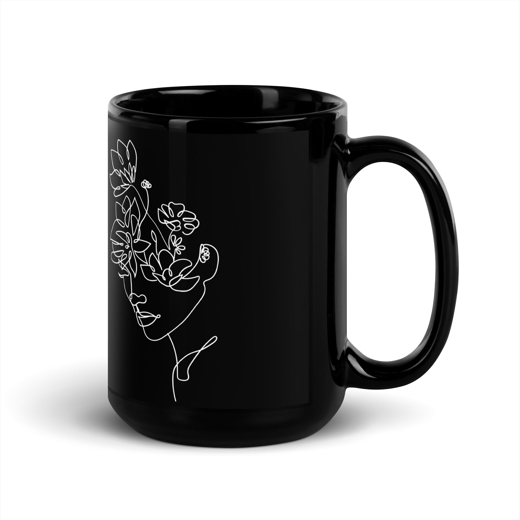 black glossy mug