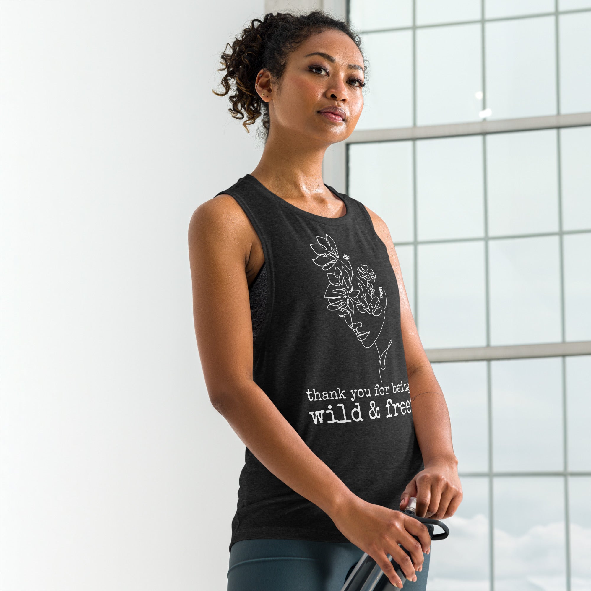 ladies’ muscle tank